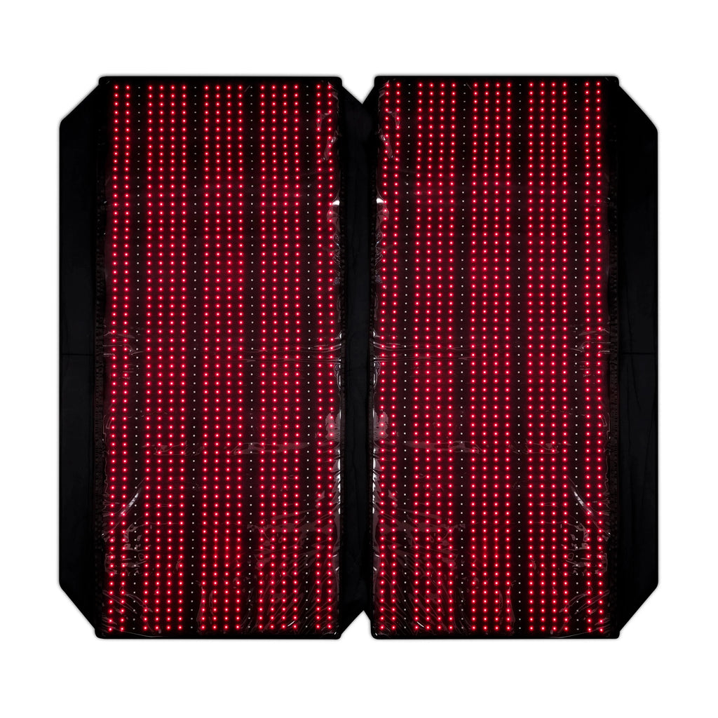 Nicebeam full body red light therapy bag in use
