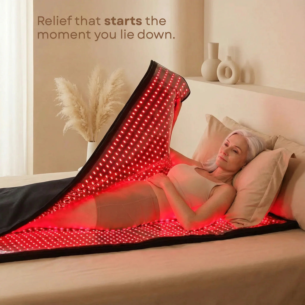 Nicebeam red light therapy bag LED interior