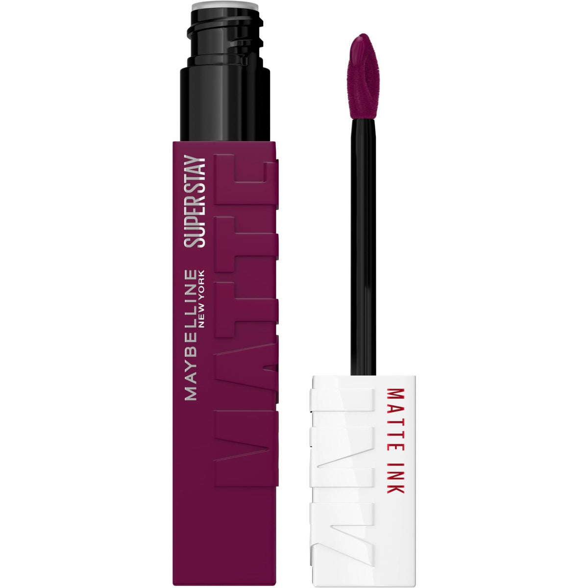 Maybelline Super Stay Matte Ink Liquid Lipstick Makeup, Long Lasting High Impact Color, Up to 16H Wear, Pioneer, Blue Red, 1 Count, Packaging May Vary