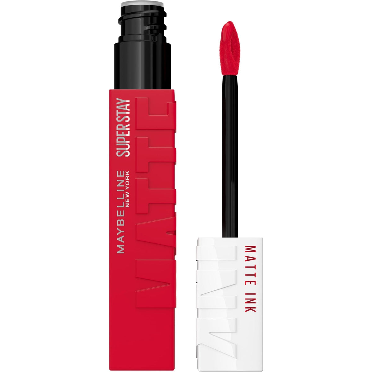 Maybelline Super Stay Matte Ink Liquid Lipstick Makeup, Long Lasting High Impact Color, Up to 16H Wear, Pioneer, Blue Red, 1 Count, Packaging May Vary