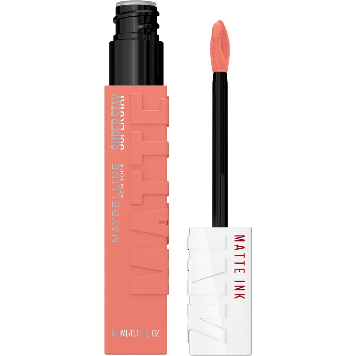 Maybelline Super Stay Matte Ink Liquid Lipstick Makeup, Long Lasting High Impact Color, Up to 16H Wear, Pioneer, Blue Red, 1 Count, Packaging May Vary