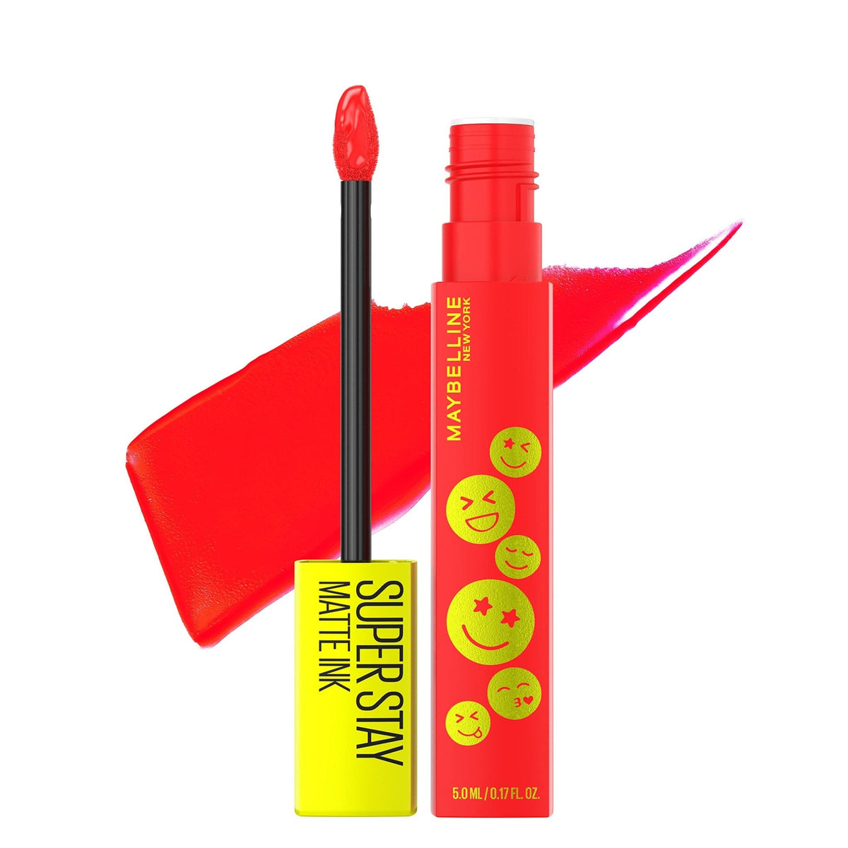 Maybelline Super Stay Matte Ink Liquid Lipstick Makeup, Long Lasting High Impact Color, Up to 16H Wear, Pioneer, Blue Red, 1 Count, Packaging May Vary