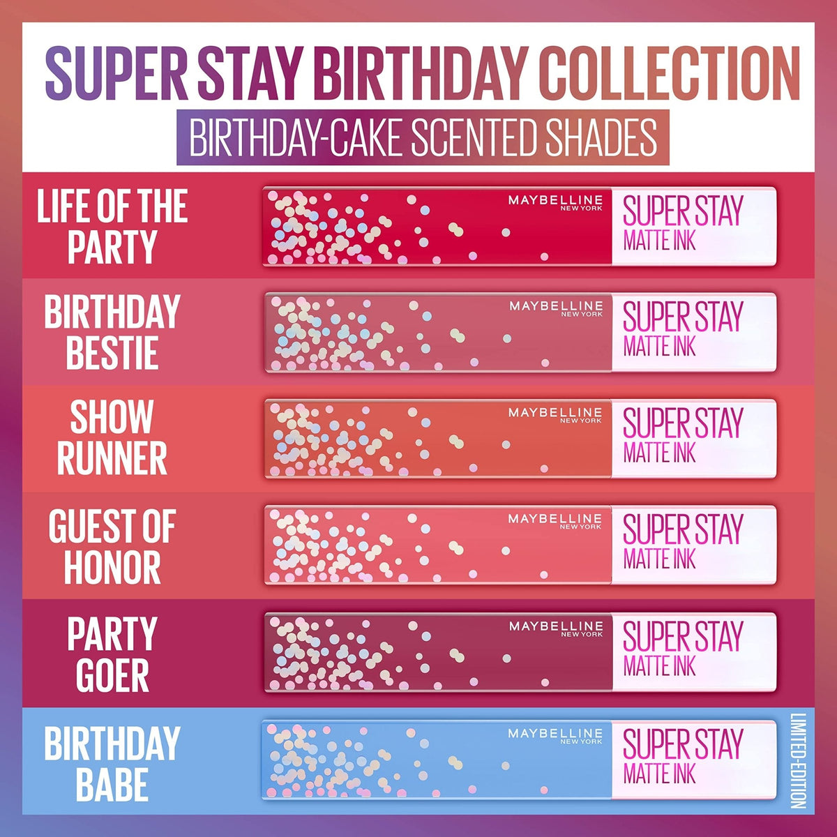 Maybelline Super Stay Matte Ink Liquid Lipstick Makeup, Long Lasting High Impact Color, Up to 16H Wear, Pioneer, Blue Red, 1 Count, Packaging May Vary
