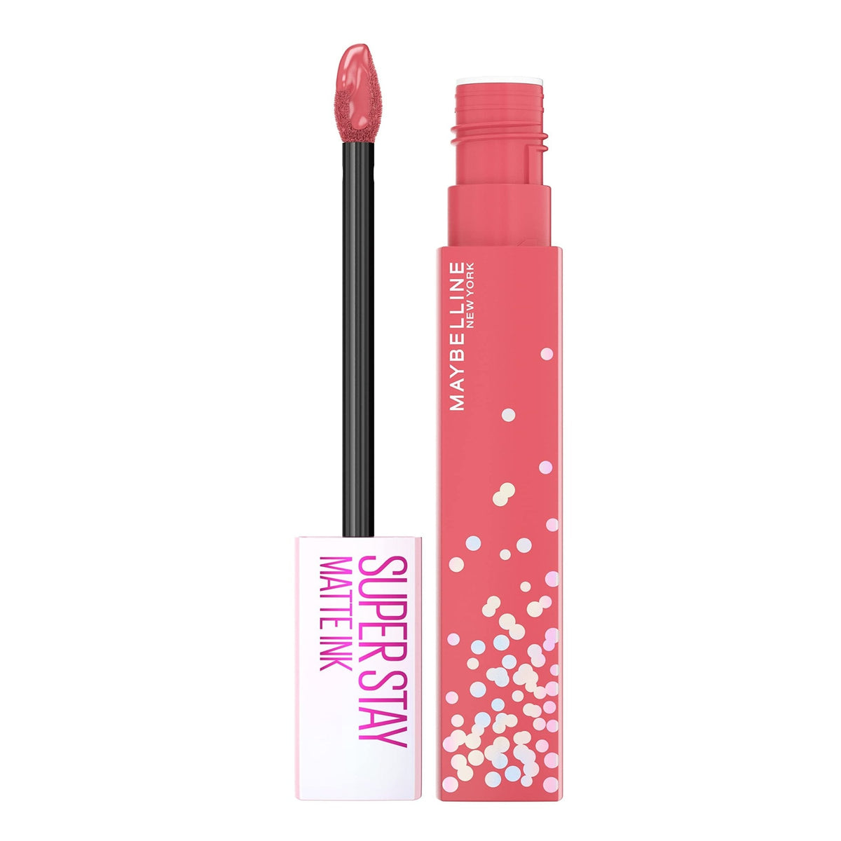 Maybelline Super Stay Matte Ink Liquid Lipstick Makeup, Long Lasting High Impact Color, Up to 16H Wear, Pioneer, Blue Red, 1 Count, Packaging May Vary