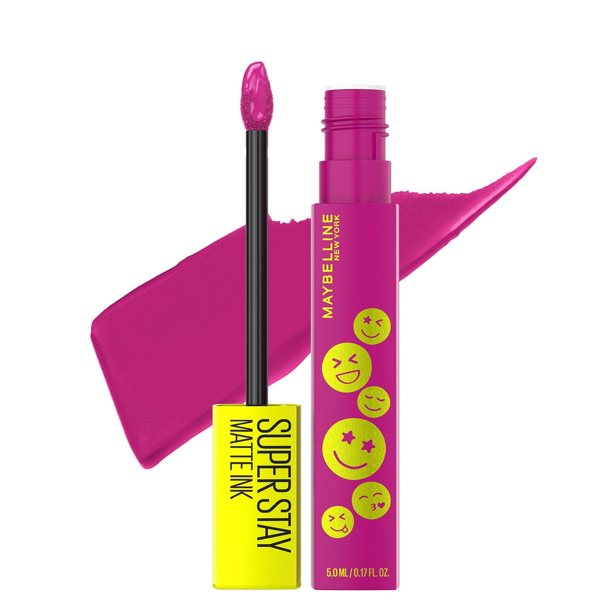Maybelline Super Stay Matte Ink Liquid Lipstick Makeup, Long Lasting High Impact Color, Up to 16H Wear, Pioneer, Blue Red, 1 Count, Packaging May Vary
