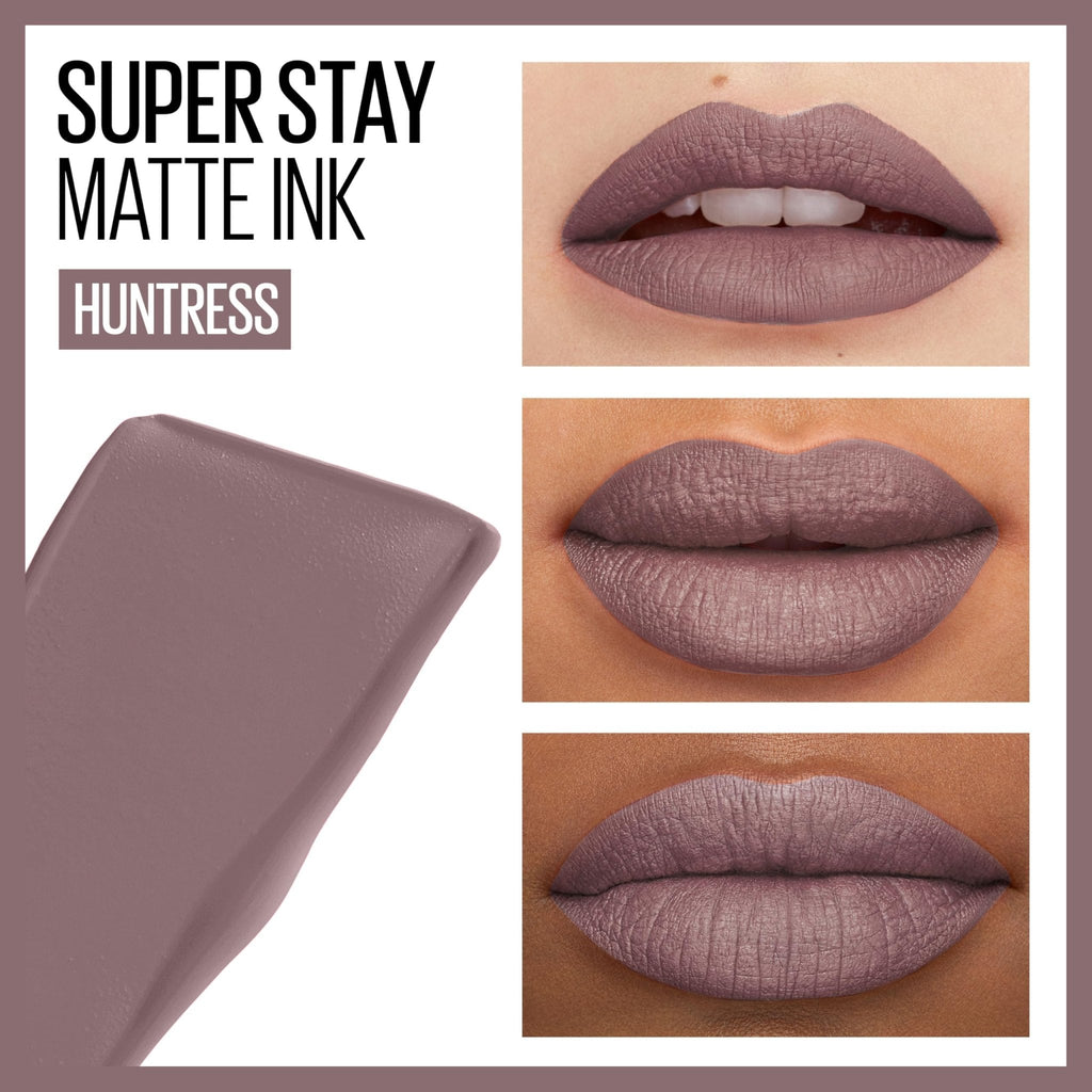 Maybelline Super Stay Matte Ink Liquid Lipstick Makeup, Long Lasting High Impact Color, Up to 16H Wear, Pioneer, Blue Red, 1 Count, Packaging May Vary