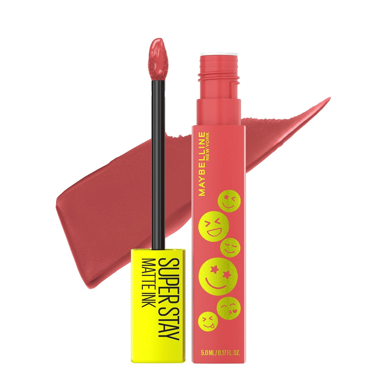 Maybelline Super Stay Matte Ink Liquid Lipstick Makeup, Long Lasting High Impact Color, Up to 16H Wear, Pioneer, Blue Red, 1 Count, Packaging May Vary