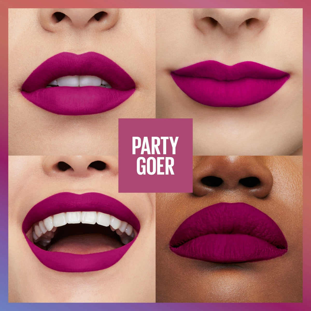 Maybelline Super Stay Matte Ink Liquid Lipstick Makeup, Long Lasting High Impact Color, Up to 16H Wear, Pioneer, Blue Red, 1 Count, Packaging May Vary