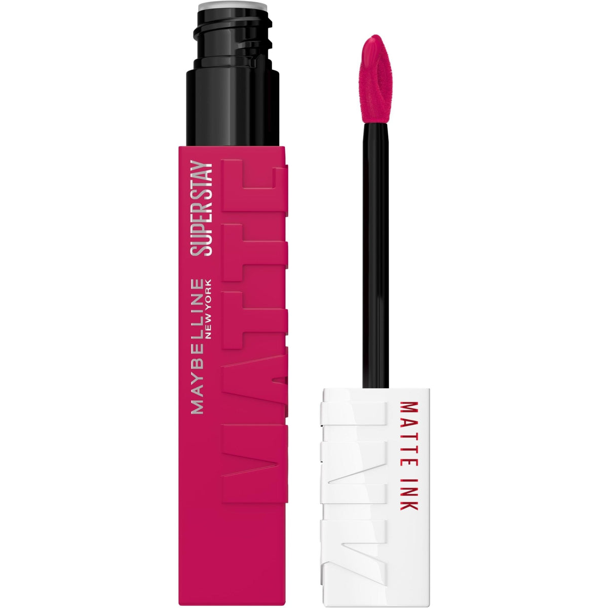 Maybelline Super Stay Matte Ink Liquid Lipstick Makeup, Long Lasting High Impact Color, Up to 16H Wear, Pioneer, Blue Red, 1 Count, Packaging May Vary