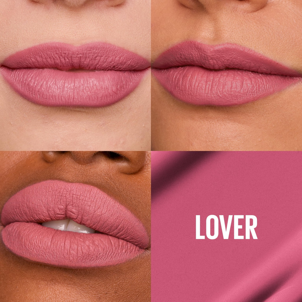 Maybelline Super Stay Matte Ink Liquid Lipstick Makeup, Long Lasting High Impact Color, Up to 16H Wear, Pioneer, Blue Red, 1 Count, Packaging May Vary