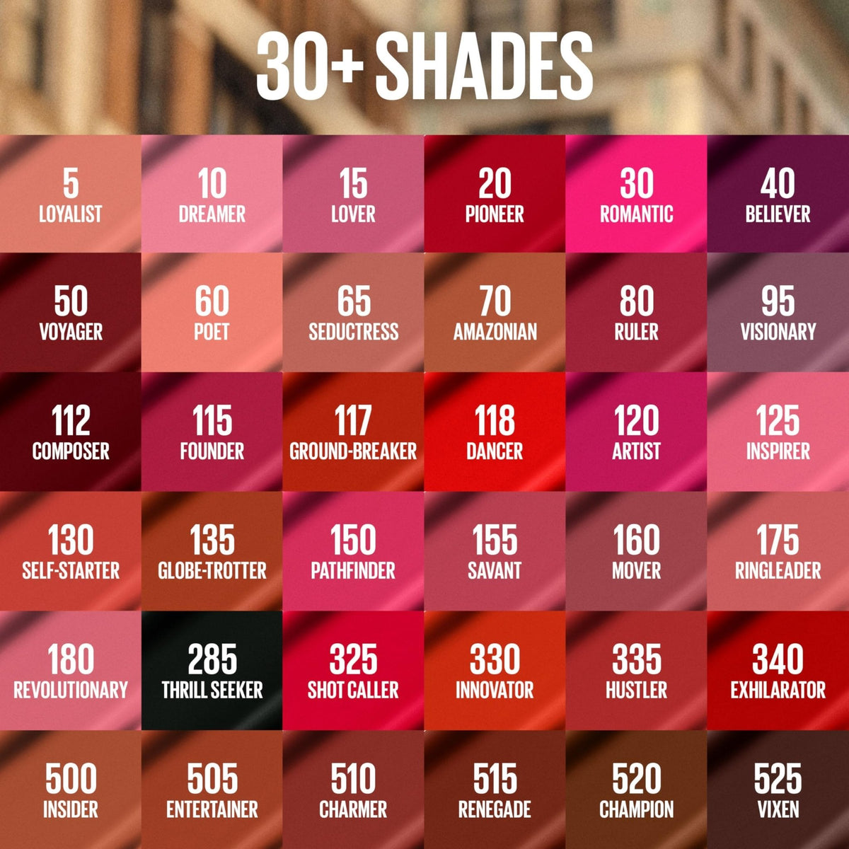 Maybelline Super Stay Matte Ink Liquid Lipstick Makeup, Long Lasting High Impact Color, Up to 16H Wear, Pioneer, Blue Red, 1 Count, Packaging May Vary