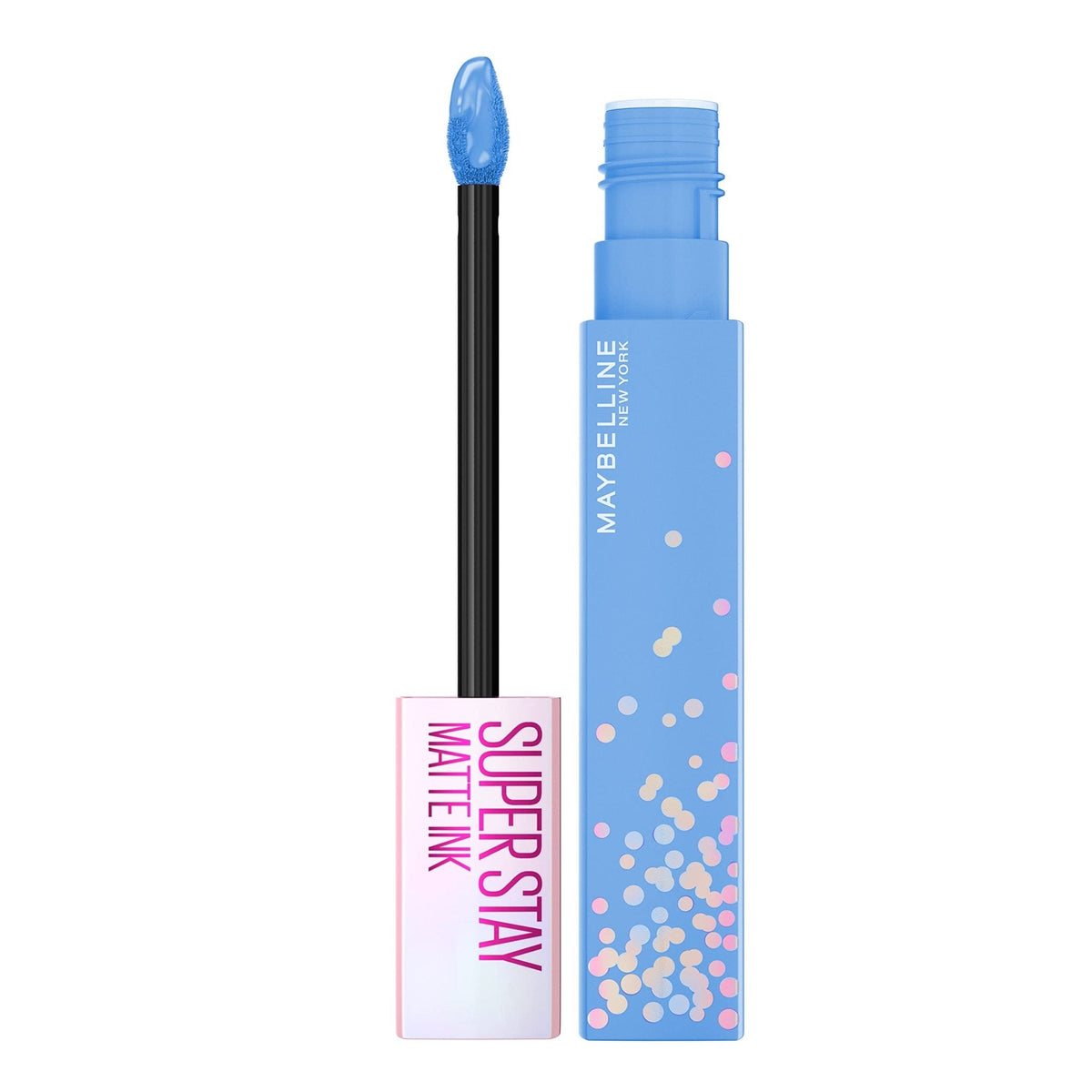 Maybelline Super Stay Matte Ink Liquid Lipstick Makeup, Long Lasting High Impact Color, Up to 16H Wear, Pioneer, Blue Red, 1 Count, Packaging May Vary